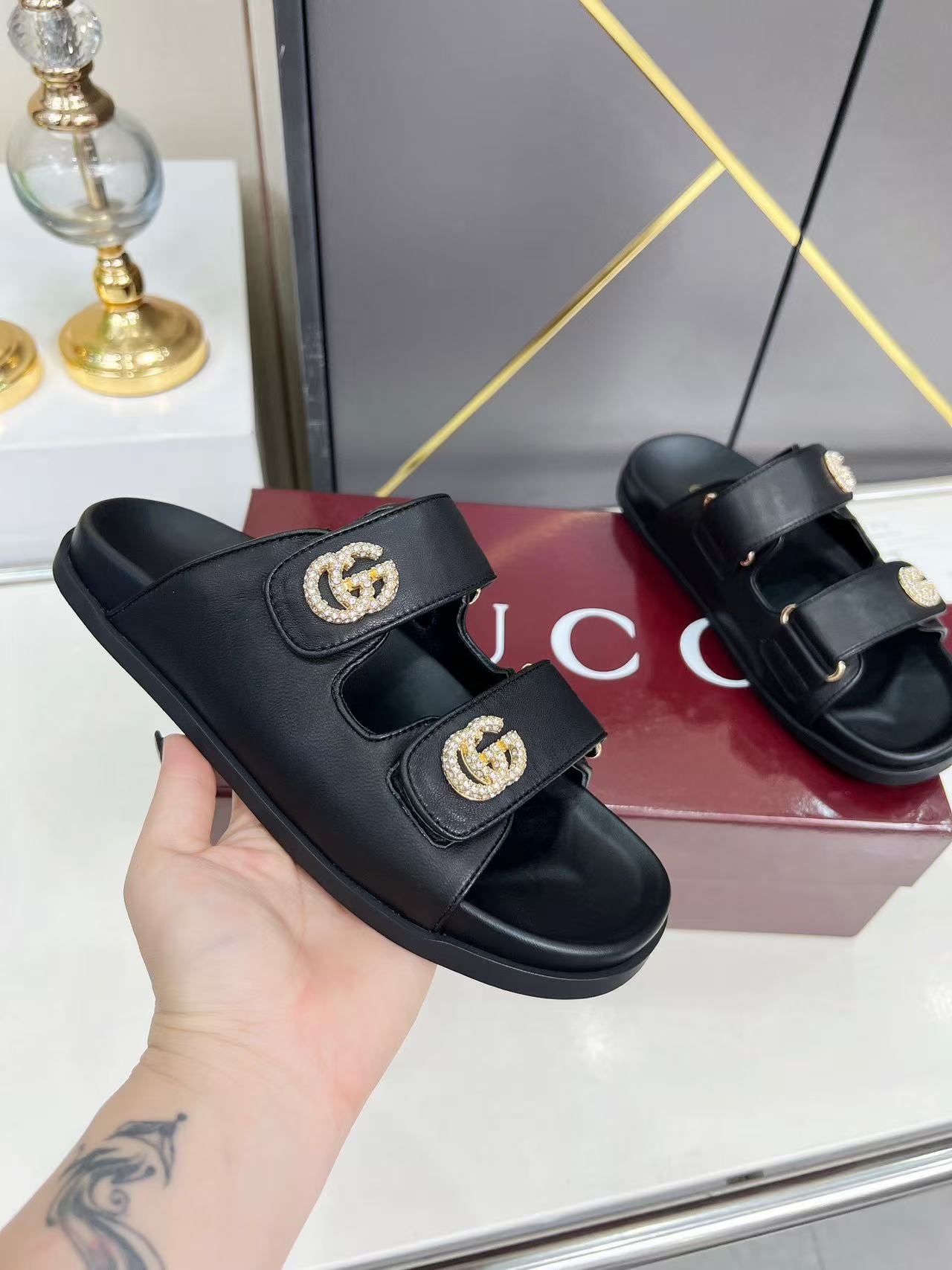 Gucci Slippers Women(AAA)-186