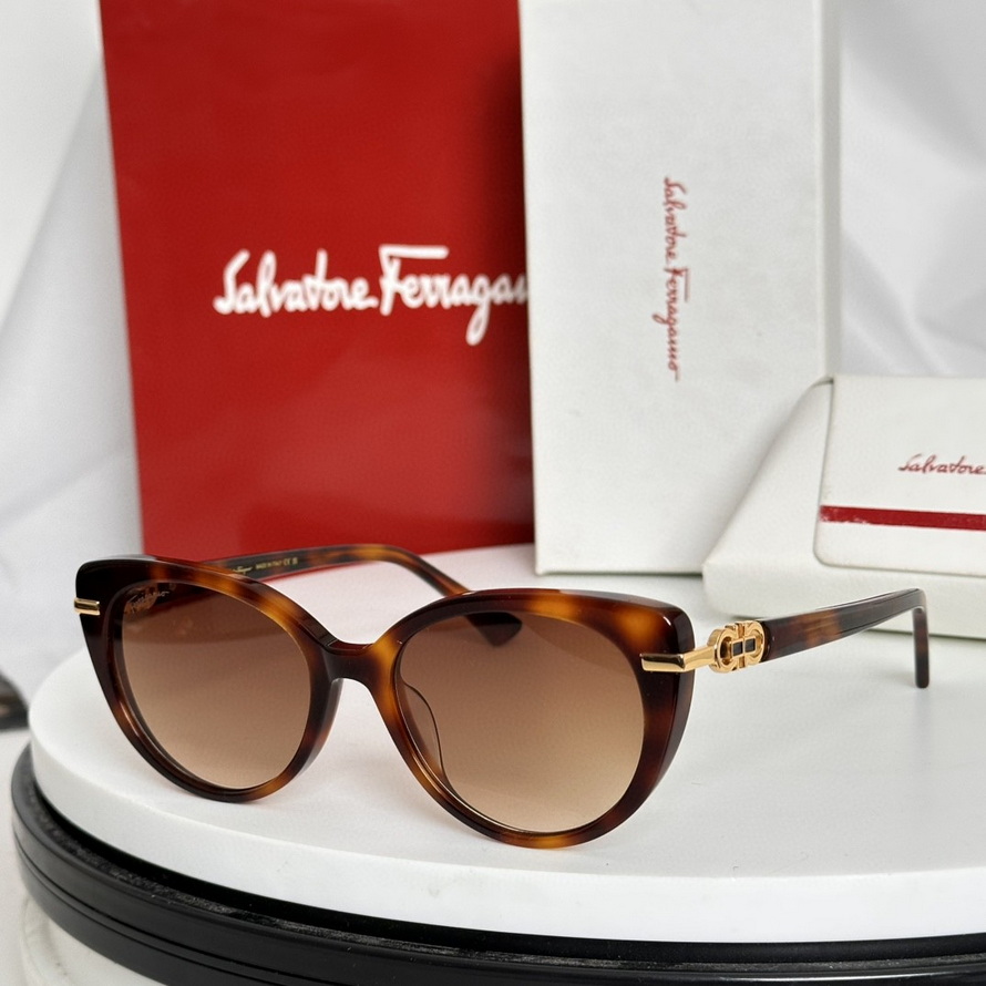 FERRAGAMO Sunglasses(AAAA)-298
