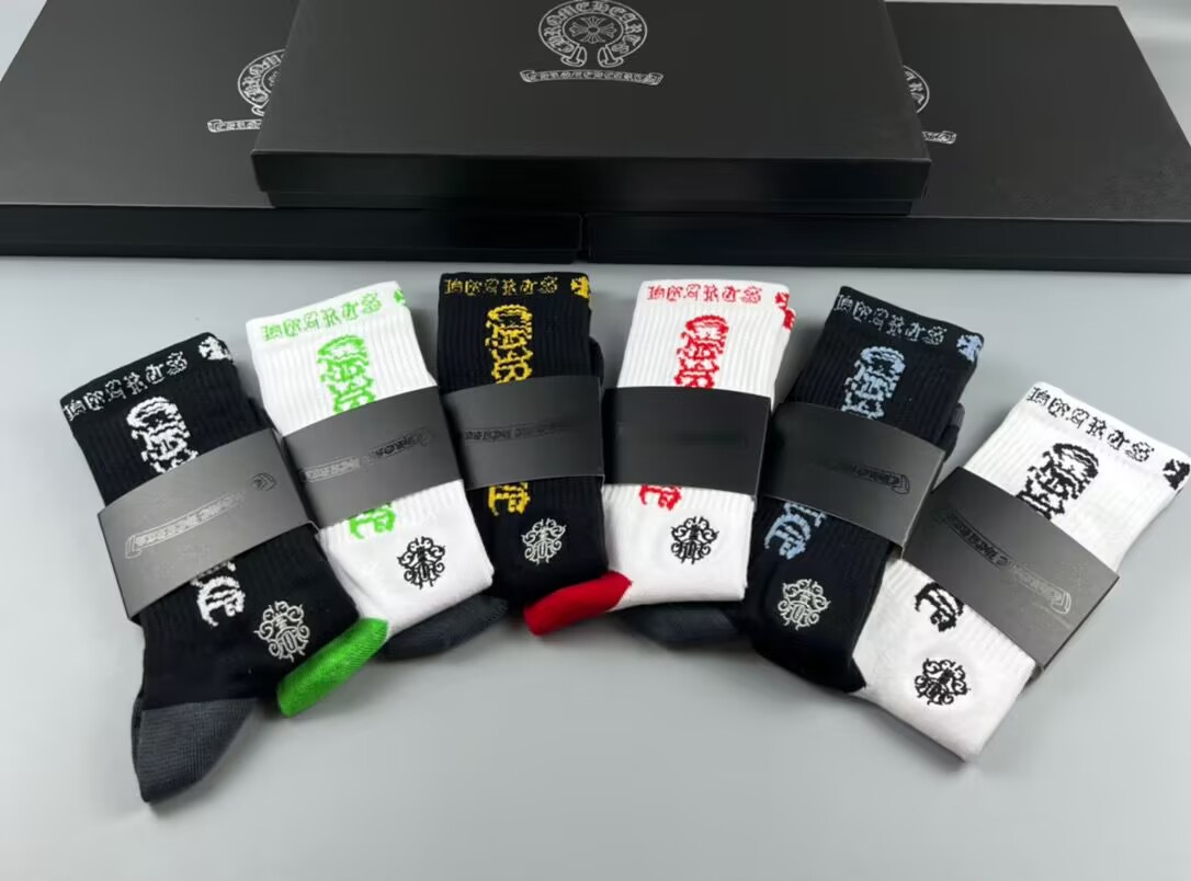 Chrome Hearts Socks(6 pairs)-001