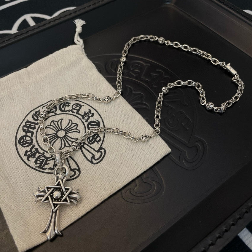 Chrome Heart Necklace-043