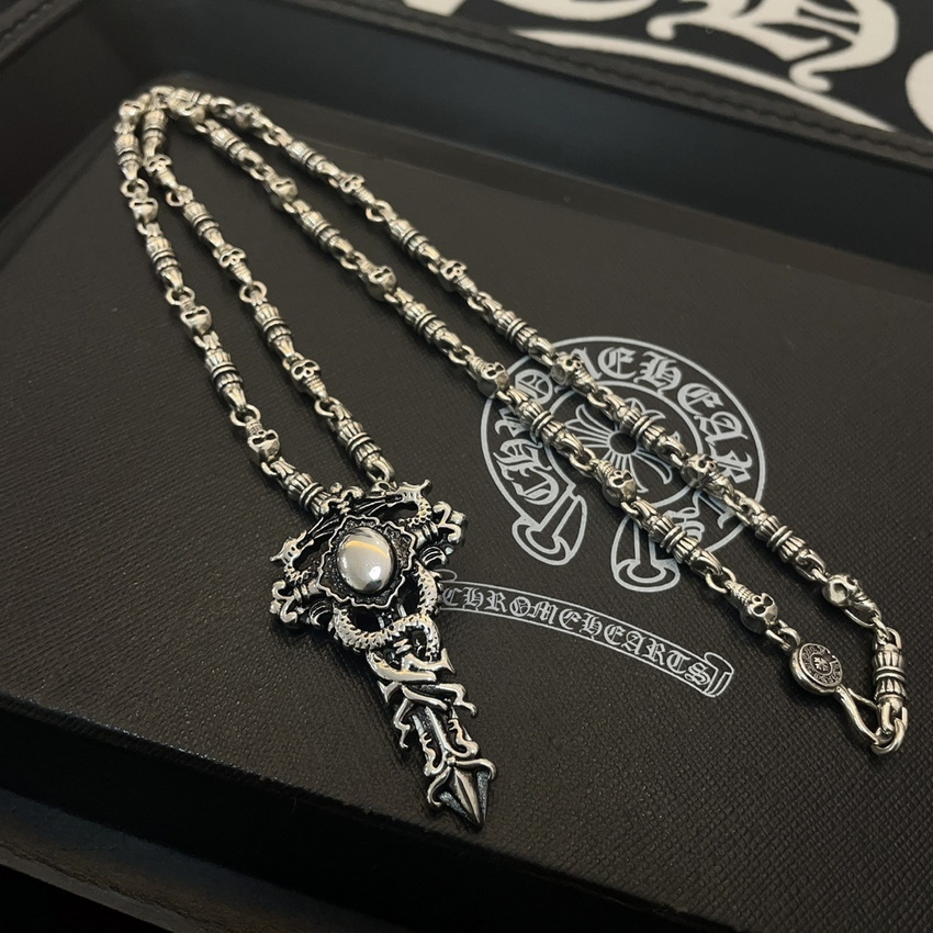 Chrome Heart Necklace-063