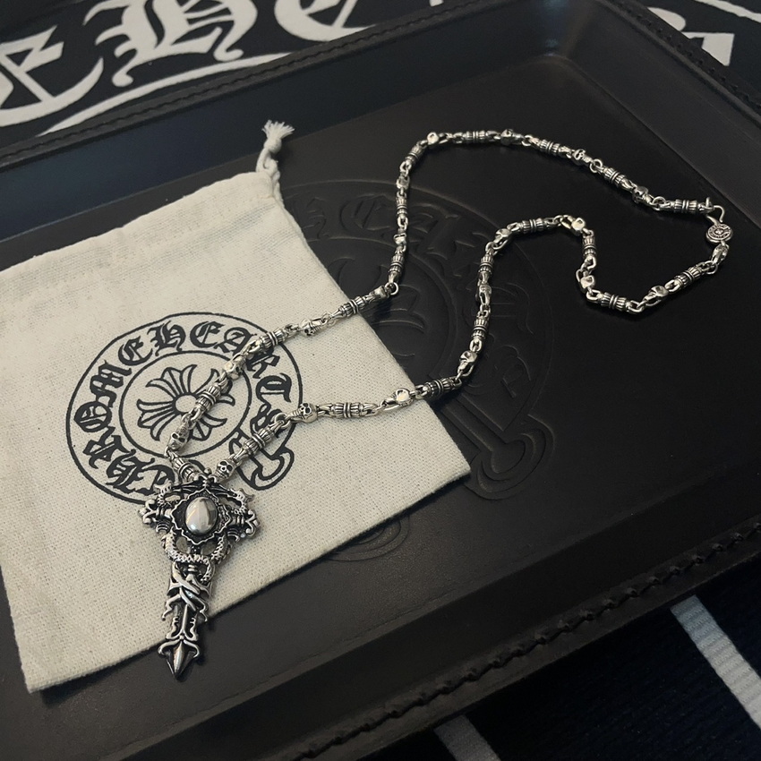 Chrome Heart Necklace-063