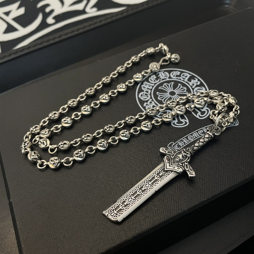 Chrome Heart Necklace-075