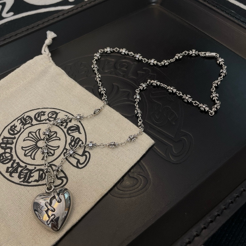 Chrome Heart Necklace-095