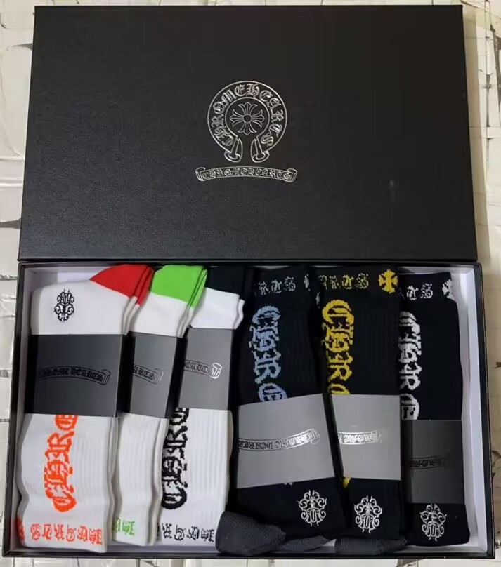 Chrome Hearts Socks(6 pairs)-001