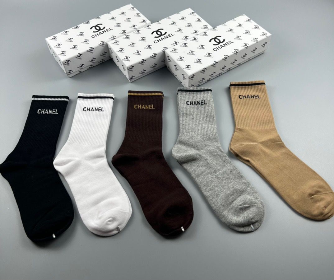 Chanel Socks(5 pairs)-362