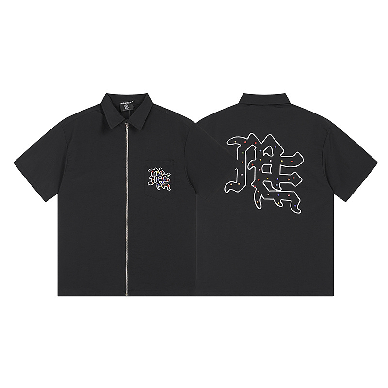 MIXED EMOTION short shirt-002