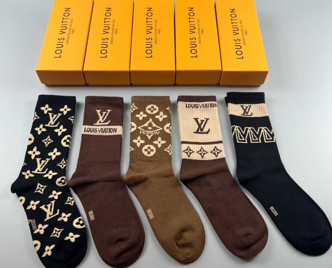 LV Socks(5 pairs)-378